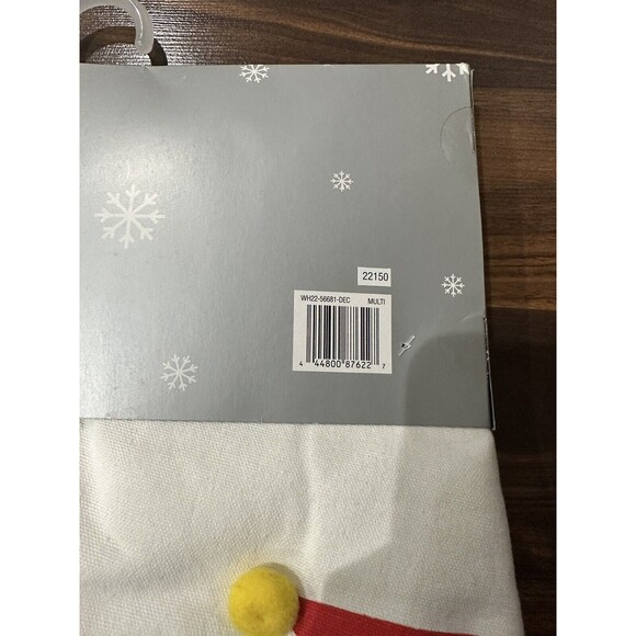 H for Happy Classic Trees Holiday Tree Skirt in White Bed and Bath Beyond NEW - Picture 8 of 9